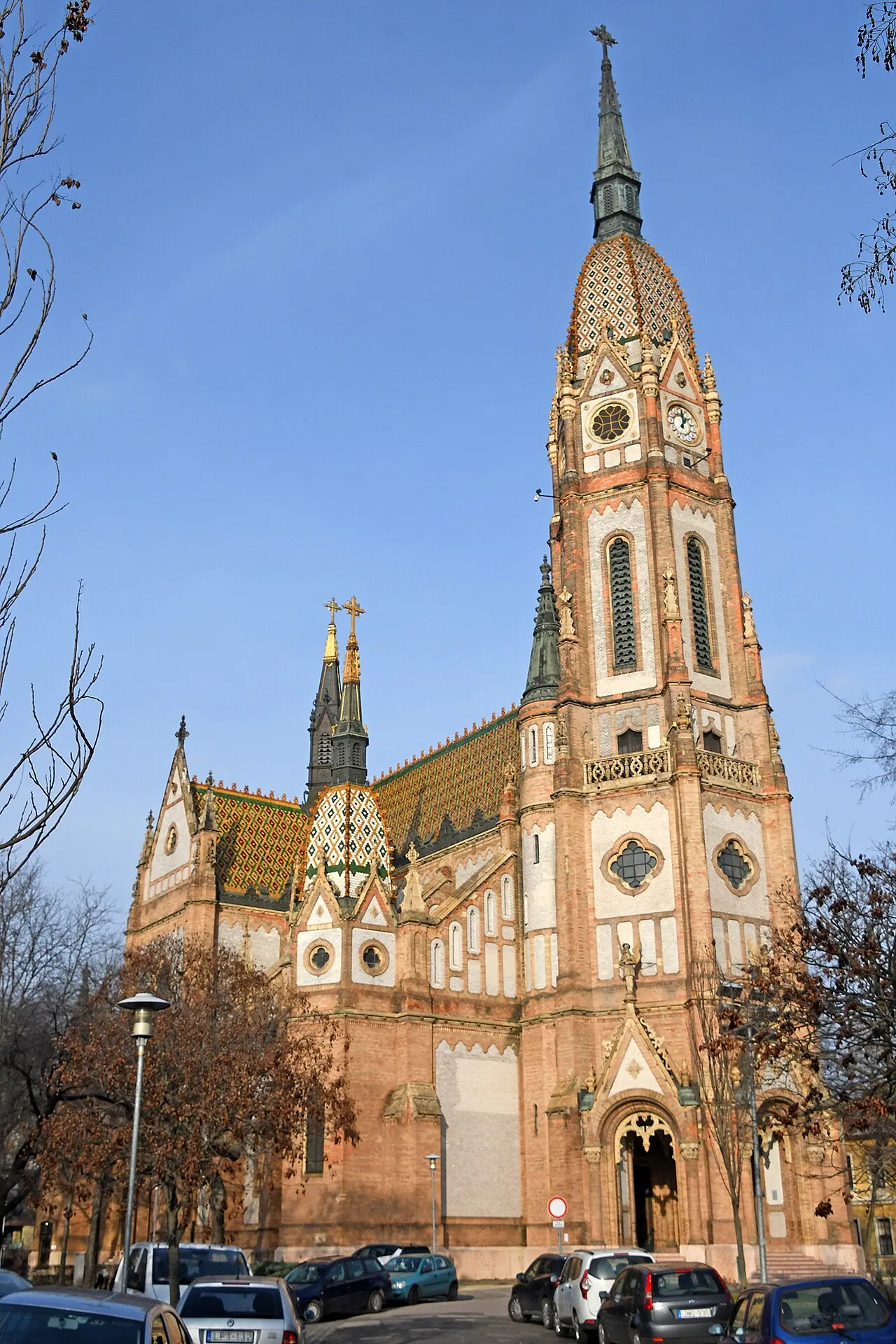 Sankt Ladislaus-kyrkan i Kőbánya med sitt höga torn